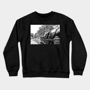 Vintage steam train on the Norfolk Poppy Line Crewneck Sweatshirt